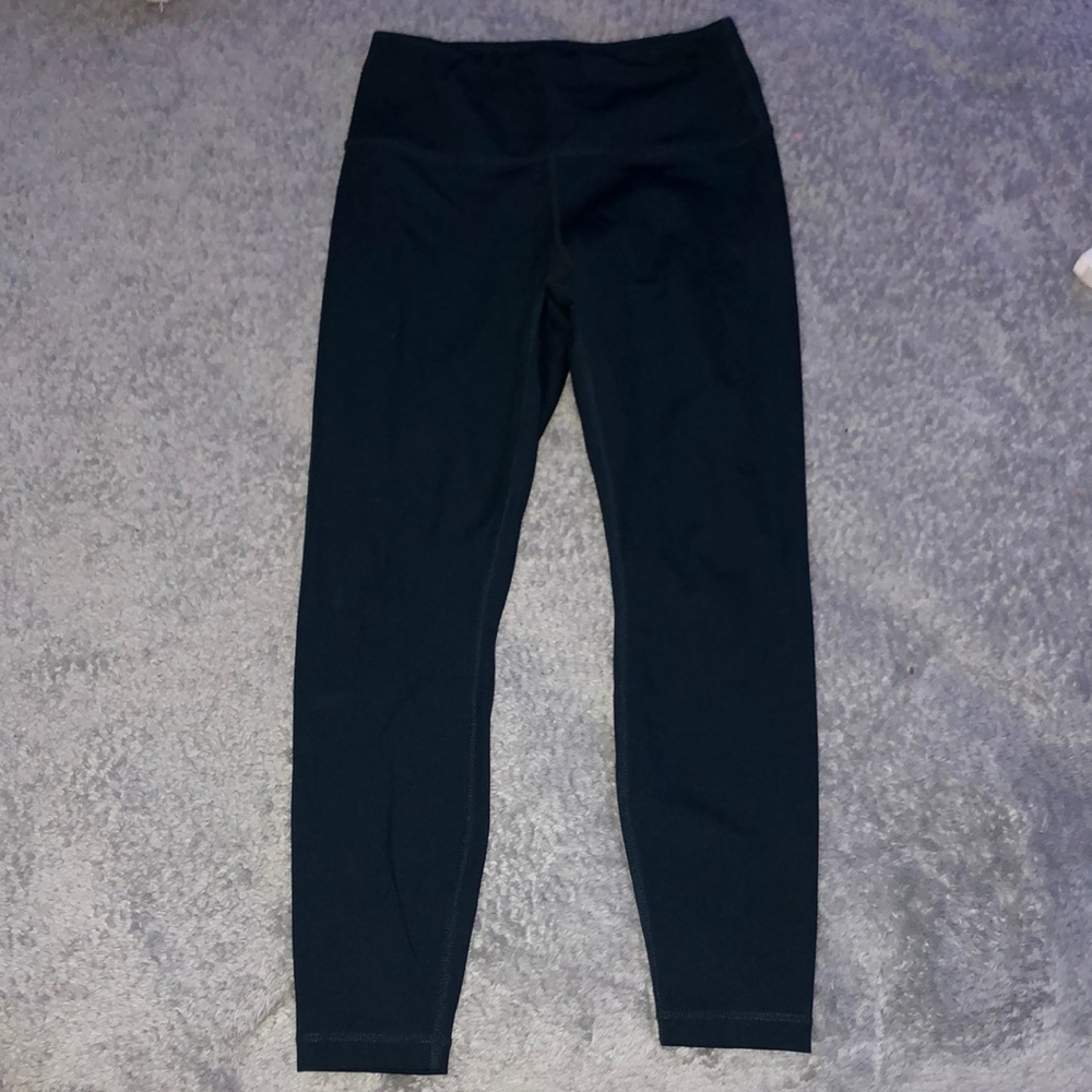 Blue legging size s, no side seams